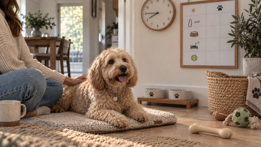 A predictable daily schedule for Oodle enrichment and play