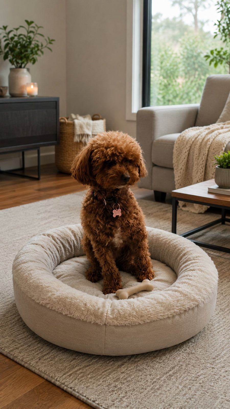 An Oodle playing with the Everyday Small Chew Bone from The Oodle Club